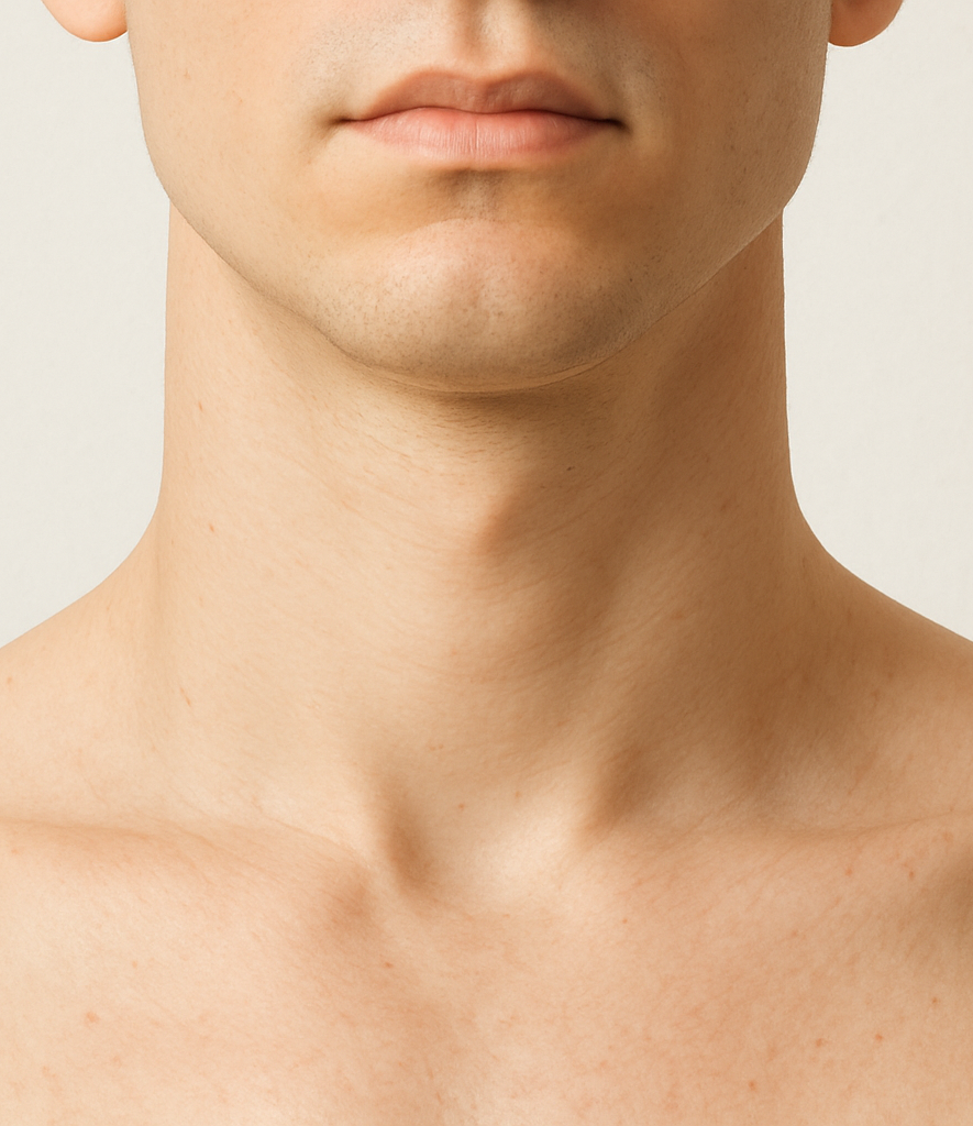 Удаление срединной кисты шеи без резекции тела подъязычной кости