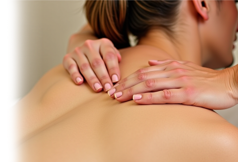 Массаж сустава