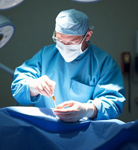 Удаление промежно-мошоночных свищей